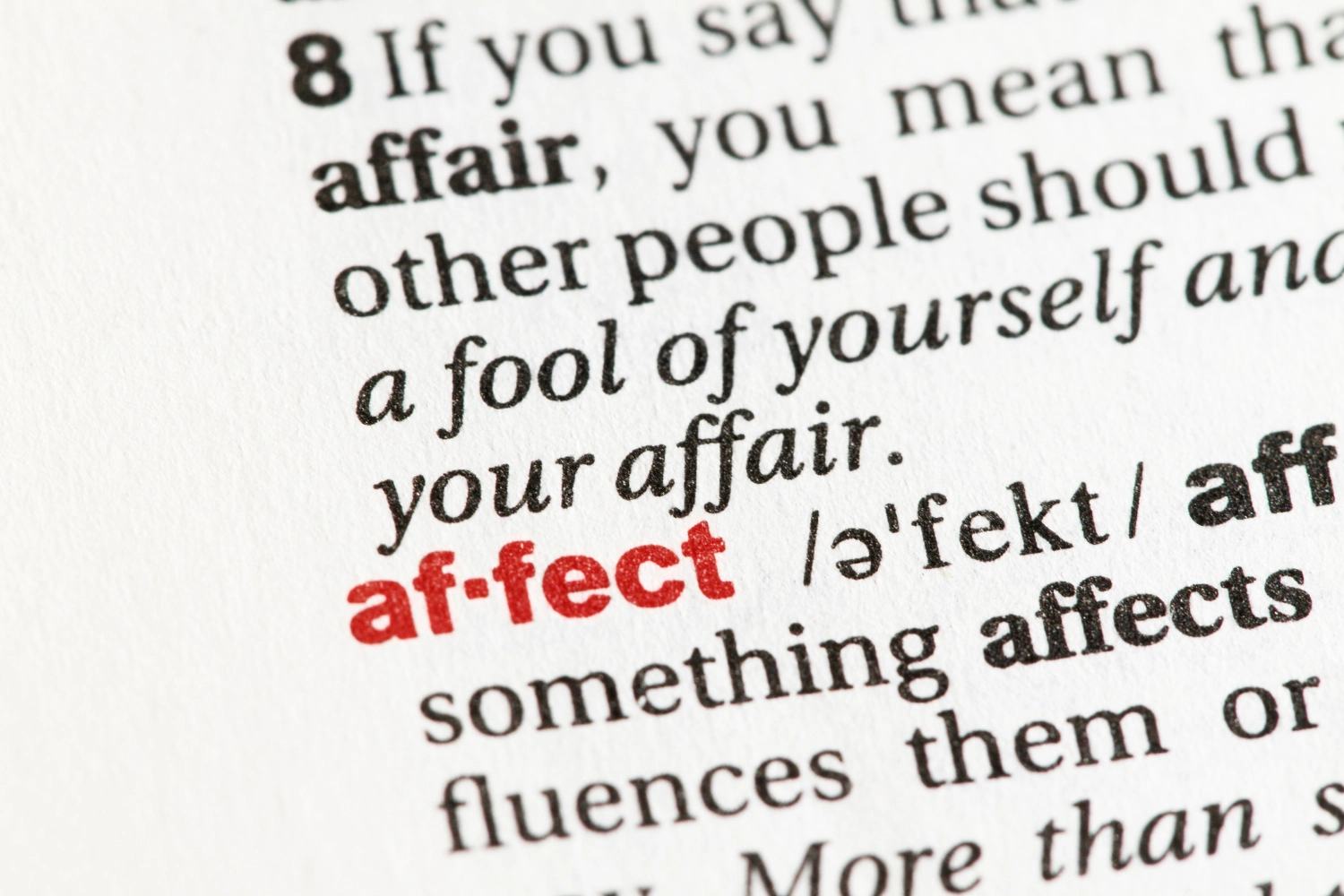 Английские слова, которые часто путают: affect vs effect, advice vs advise